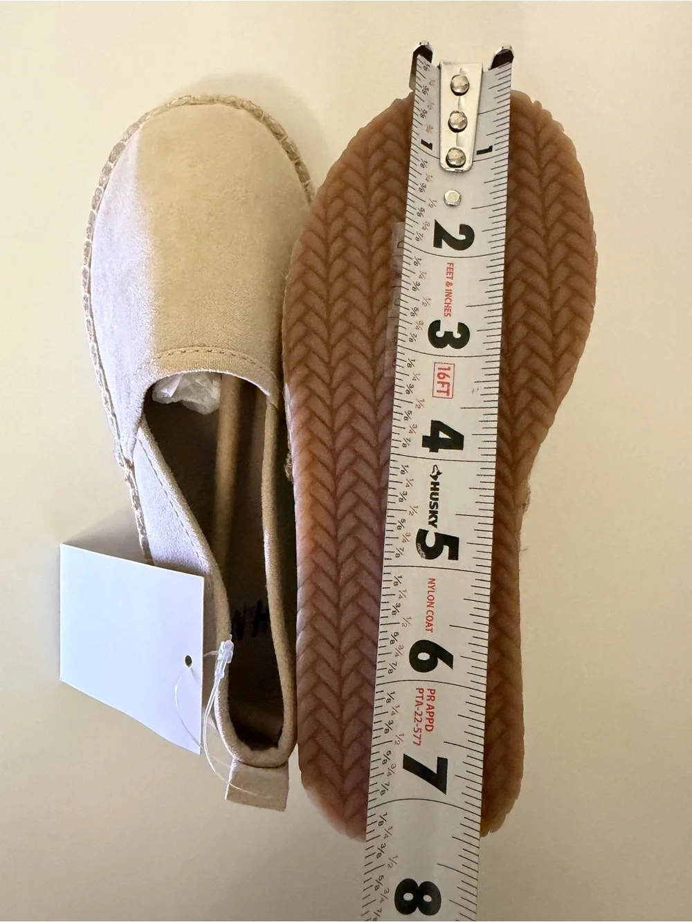 H&M Kids Beige Slip-On Moccasins 11 Toddler Kid